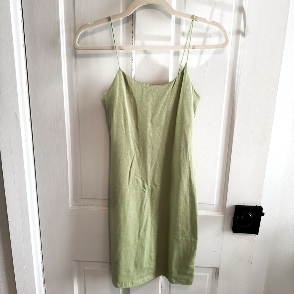 Ambiance Light Green mini dress